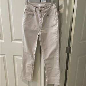 Kettlewell Elegant Cream Straight Leg Jeans